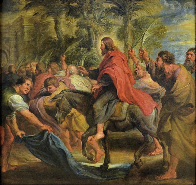 Pacífico, justo y humilde y victorioso